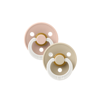 Bibs Colour Anatomical Glow Latex Pacifiers 2 Pack | Soother - My Little Thieves