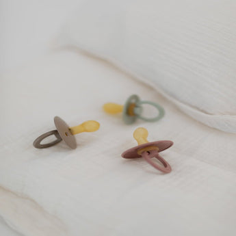 Bibs Colour Anatomical Latex Pacifier 2 Pack | Baby Soother - My Little Thieves