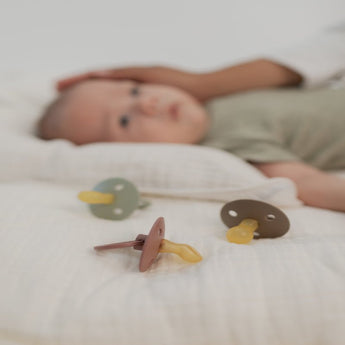 Bibs Colour Anatomical Latex Pacifier 2 Pack | Baby Soother - My Little Thieves