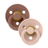 Bibs Colour Anatomical Latex Pacifier 2 Pack | Baby Soother - My Little Thieves