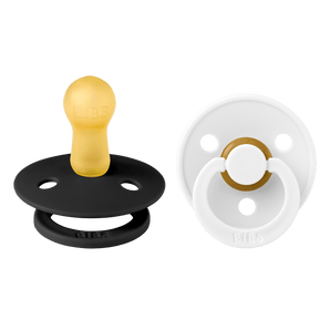 Bibs Colour Classic Round Pacifier 2 Pack Latex | Baby Soother - My Little Thieves