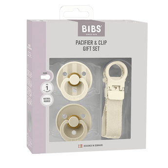 Bibs Colour Pacifier & Loop Clip Gift Set 0 6 Months | Gift - My Little Thieves