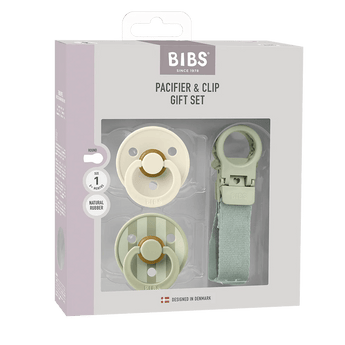 Bibs Colour Pacifier & Loop Clip Gift Set 0 6 Months | Gift - My Little Thieves