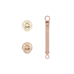 Bibs Colour Pacifier & Loop Clip Gift Set 0 6 Months | Gift - My Little Thieves