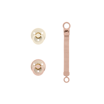 Bibs Colour Pacifier & Loop Clip Gift Set 0 6 Months | Gift - My Little Thieves