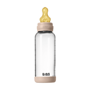 Bibs Glass Baby Bottle 240ml Medium Flow 1 Pack | Feeding - My Little Thieves