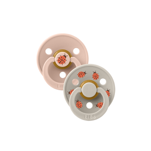 Bibs Latex Pacifier Studio Ladybug Design 2 Pack | Soother - My Little Thieves