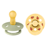 Bibs Latex Pacifier Studio Ladybug Design 2 Pack | Soother - My Little Thieves