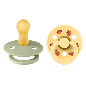 Bibs Latex Pacifier Studio Ladybug Design 2 Pack | Soother - My Little Thieves