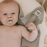 Bibs Muslin Cloth Swaddle 2 Pack 70x70cm Organic Cotton - My Little Thieves