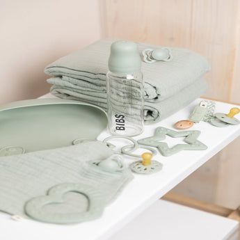 Bibs Muslin Cloth Swaddle 2 Pack 70x70cm Organic Cotton - My Little Thieves