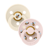 Bibs Pacifier Studio Colour 2 Pack Bumblebee Latex | Soother - My Little Thieves