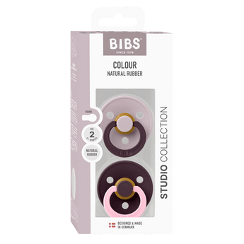 Bibs Pacifier Studio Colour 2 Pack Fusion Latex | Soother - My Little Thieves