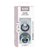 Bibs Pacifier Studio Colour 2 Pack Fusion Latex | Soother - My Little Thieves
