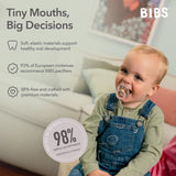 Bibs Round Pacifier Studio Colour 2 Pack Latex | Newborn Soother - My Little Thieves