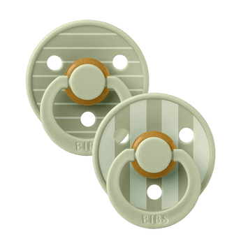 Bibs Round Pacifier Studio Colour 2 Pack Latex | Newborn Soother - My Little Thieves