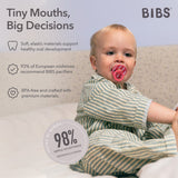 Bibs Round Pacifier Studio Colour 2 Pack Latex | Newborn Soother - My Little Thieves