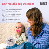 Bibs Round Pacifier Studio Colour 2 Pack Latex | Newborn Soother - My Little Thieves