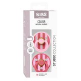 Bibs Round Pacifier Studio Colour 2 Pack Latex | Newborn Soother - My Little Thieves