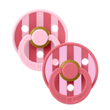 Bibs Round Pacifier Studio Colour 2 Pack Latex | Newborn Soother - My Little Thieves