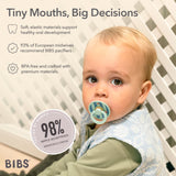 Bibs Round Pacifier Studio Colour 2 Pack Latex | Newborn Soother - My Little Thieves