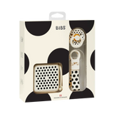 BIBS Soothe and Go Polka Gift Set Ivory Black