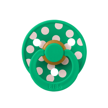 Bibs Studio Colour 2 Pack Latex Polka Design | Baby Soother - My Little Thieves