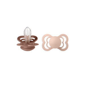 Bibs Supreme Silicone Symmetry Pacifiers 2 Pack | Soother - My Little Thieves