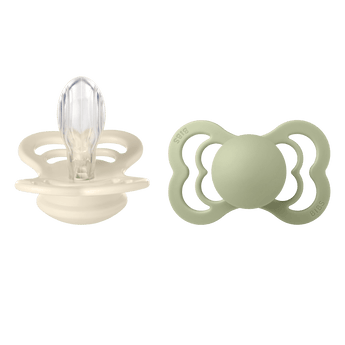 Bibs Supreme Silicone Symmetry Pacifiers 2 Pack | Soother - My Little Thieves