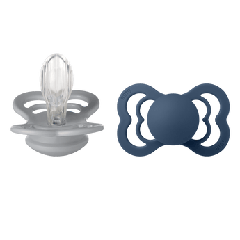 Bibs Supreme Silicone Symmetry Pacifiers 2 Pack | Soother - My Little Thieves