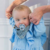 Bibs X Liberty Bandana Bib Capel Sage | Timeless Liberty Print Baby Bib - My Little Thieves