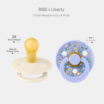 Bibs X Liberty Boheme Latex Pacifier 2 Pack | Baby Soother - My Little Thieves