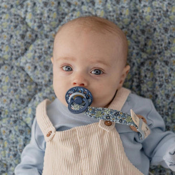 Bibs X Liberty Pacifier Clip | Timeless Liberty Print Dummy Holder - My Little Thieves