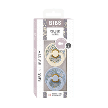 Bibs X Liberty Round Nipple Pacifier 2 Pack Latex | Soother - My Little Thieves