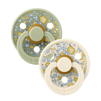 Bibs X Liberty Round Nipple Pacifier 2 Pack Latex | Soother - My Little Thieves