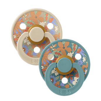 Bibs X Liberty Round Nipple Pacifier 2 Pack Latex | Soother - My Little Thieves