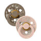 Bibs X Liberty Round Nipple Pacifier 2 Pack Latex | Soother - My Little Thieves