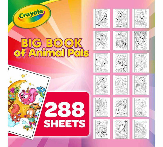Big Book of Animal Pals Coloring Book, 288 pages - My Little Thieves