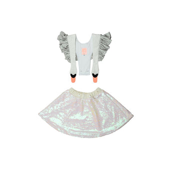 Bird Frill Girl Dress - My Little Thieves
