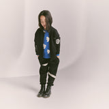 Black 'Creative Department' Zip Cardigan Jacket - My Little Thieves