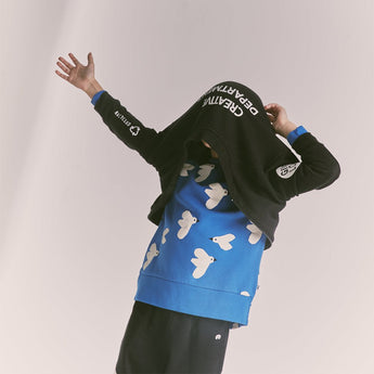 Black 'Creative Department' Zip Cardigan Jacket - My Little Thieves