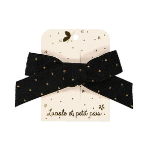 Princess Hair Clip With Elegant Velvet Ribbon