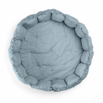 Bloom Dusty Blue Organic Babymat - My Little Thieves