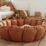 Bloom Tawny Brown Organic Babymat - My Little Thieves