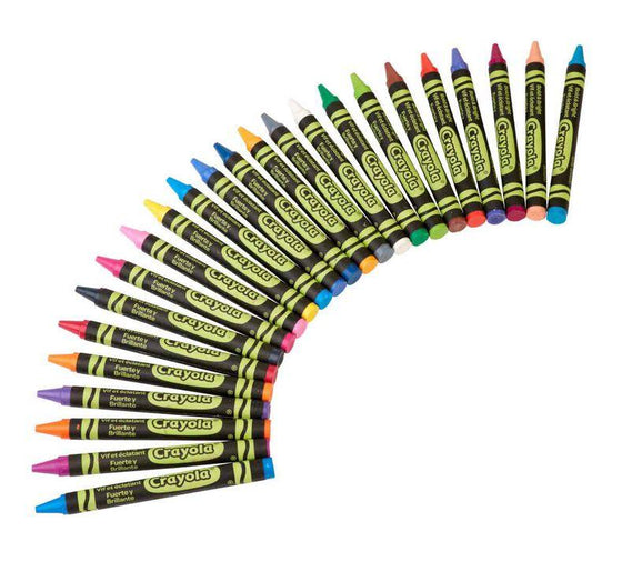 Bold & Bright Construction Paper Crayons, 24 Count - My Little Thieves