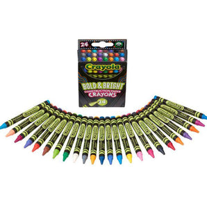 Bold & Bright Construction Paper Crayons, 24 Count - My Little Thieves
