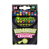 Bold & Bright Construction Paper Crayons, 24 Count - My Little Thieves