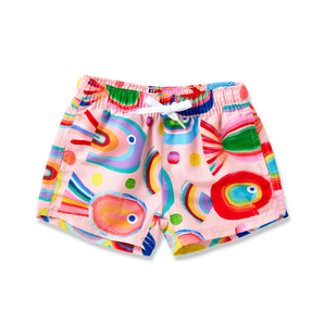 Boys Boardshorts Fancy Fins Swimsuit | Kids Swim Trunks - My Little Thieves