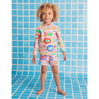 Boys Boardshorts Fancy Fins Swimsuit | Kids Swim Trunks - My Little Thieves