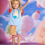 Boys See You In Space Terry T Shirt + Shorts Set | Summer - My Little Thieves